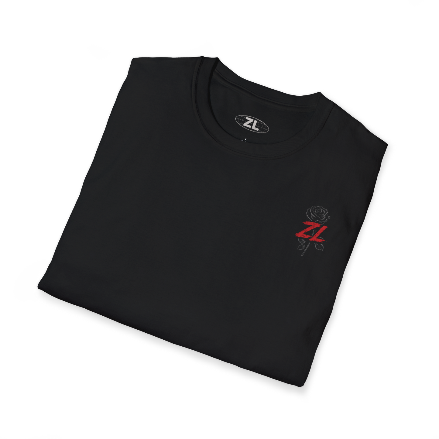 Camiseta Oversize “ZERO” Negra – Streetwear Premium con Diseño Rosa & Tipografía Vintage