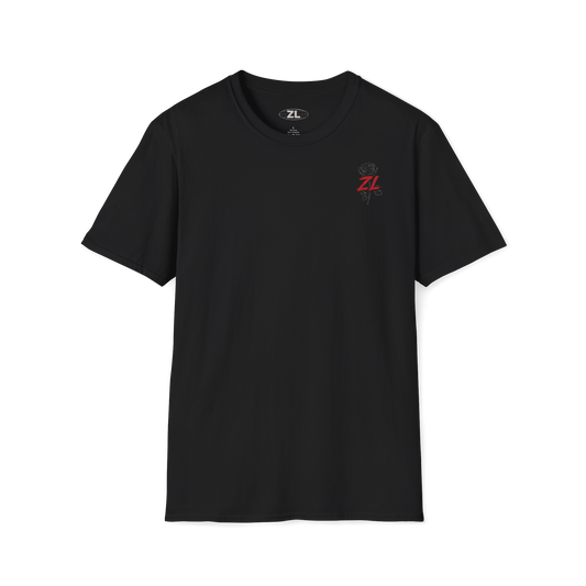 Camiseta Oversize “ZERO” Negra – Streetwear Premium con Diseño Rosa & Tipografía Vintage