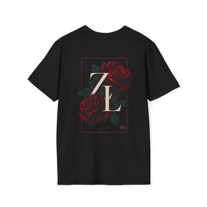Camiseta Oversize ZL Roses Edition – Negra Premium