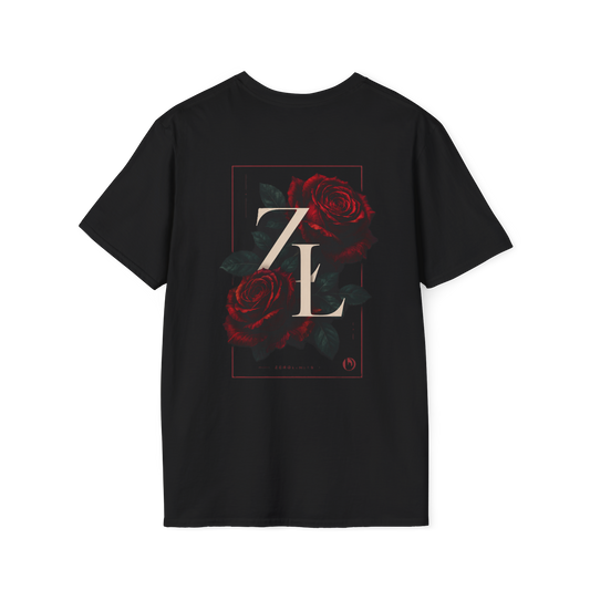 Camiseta Oversize ZL Roses Edition – Negra Premium