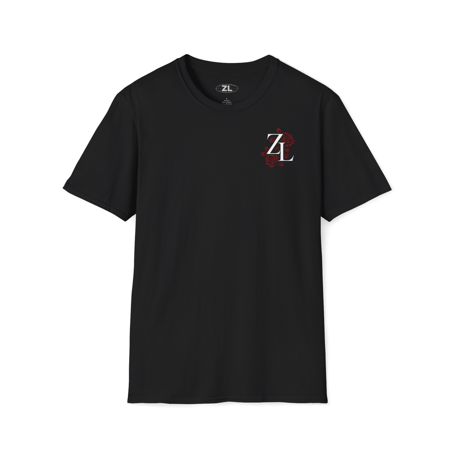 Camiseta Oversize ZL Roses Edition – Negra Premium