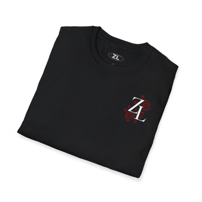 Camiseta Oversize ZL Roses Edition – Negra Premium