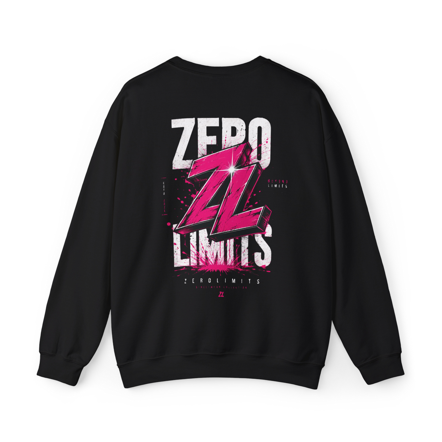 Sudadera Oversize ZEROLIMITS “Neon Faith” – Edición Pink ZL
