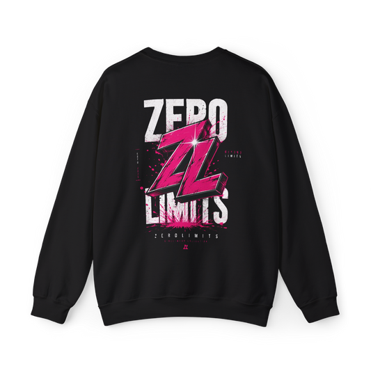 Sudadera Oversize ZEROLIMITS “Neon Faith” – Edición Pink ZL