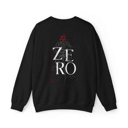 Sudadera Oversize “ZERO” Negra – Hoodie Streetwear Premium con Diseño Rosa Vintage