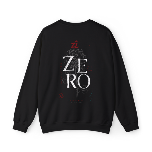 Sudadera Oversize “ZERO” Negra – Hoodie Streetwear Premium con Diseño Rosa Vintage