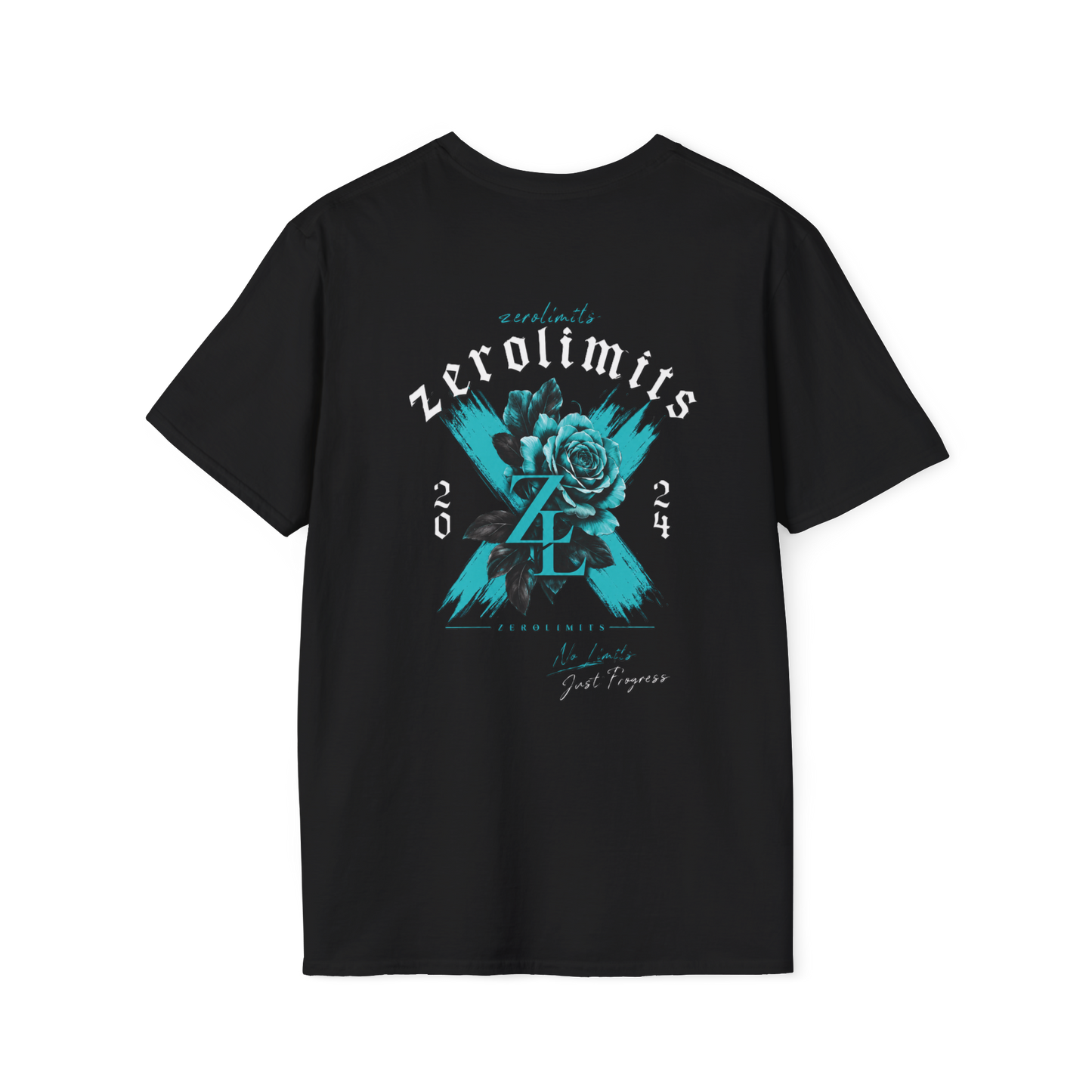 Camiseta Oversize “No Limits” Negra – Streetwear Premium ZEROLIMITS