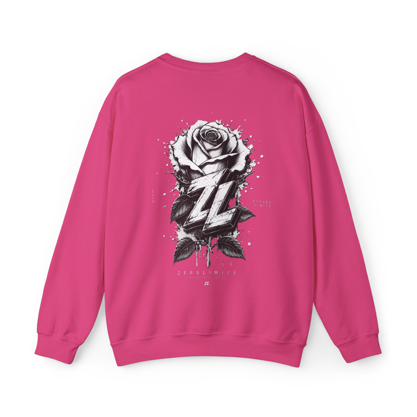 Sudadera Oversize ZEROLIMITS “Rose ZL” Black Hoodie