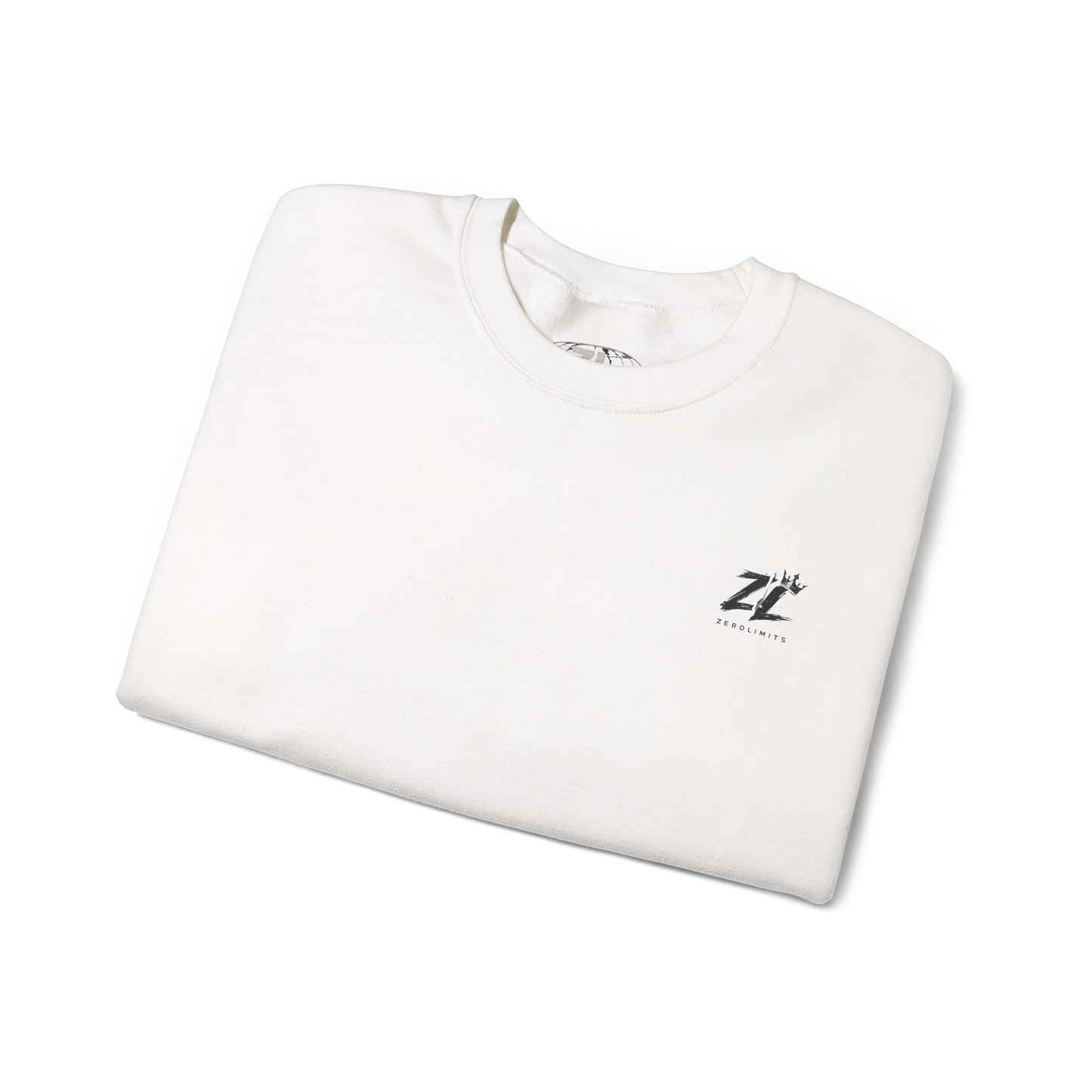 Sudadera Oversize Zerolimits Crown Reflection White – Edición Premiu