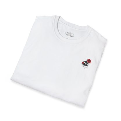 Camiseta Oversize ZEROLIMITS “Red Rose” – Edición White ZL