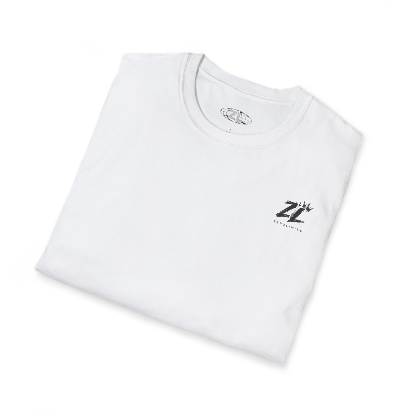 Camiseta Oversize Zerolimits Crown Reflection White – Edición Signature