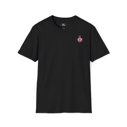 Camiseta Oversize “Pink Rose” Negra – Streetwear Premium ZEROLIMITS