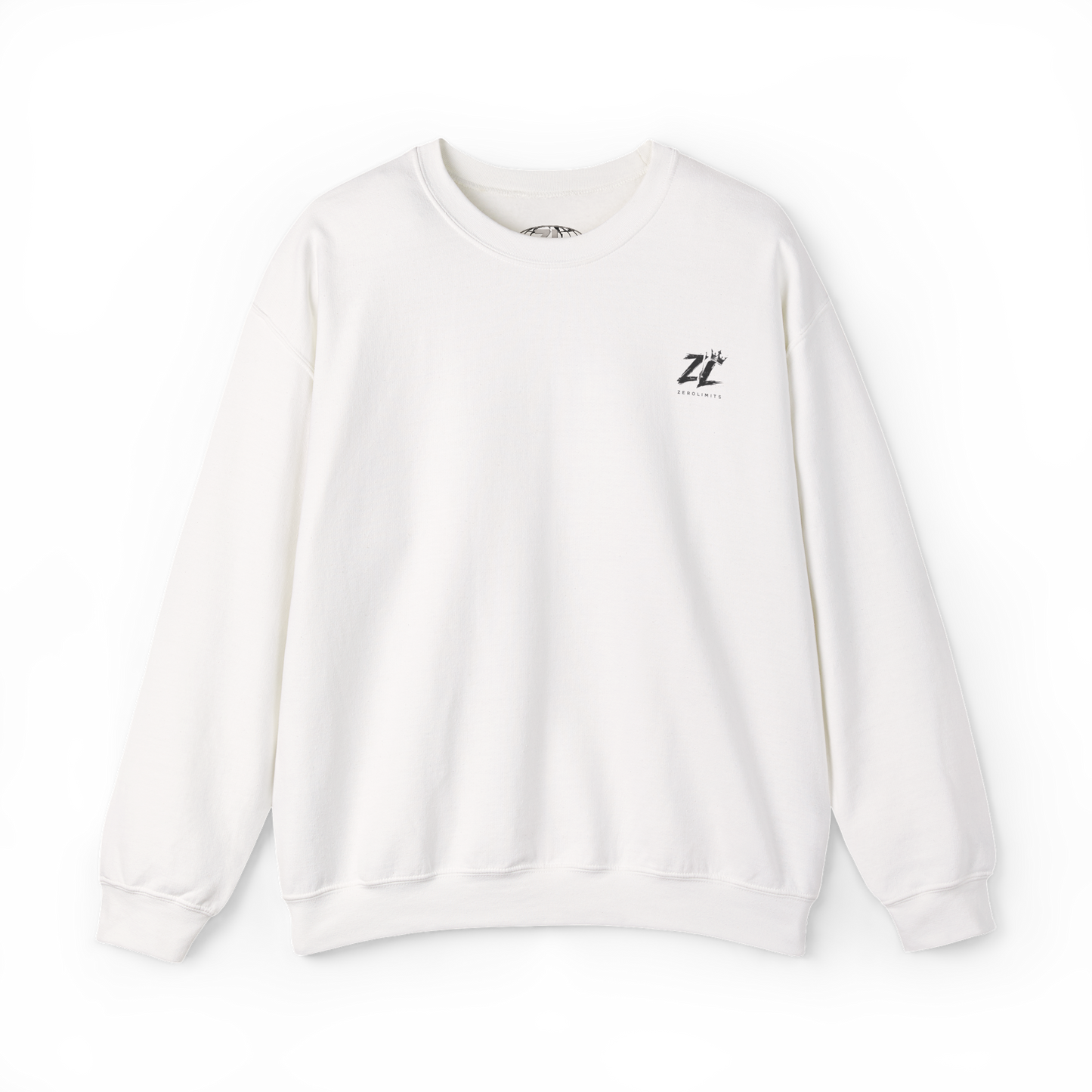 Sudadera Oversize Zerolimits Crown Reflection White – Edición Premiu