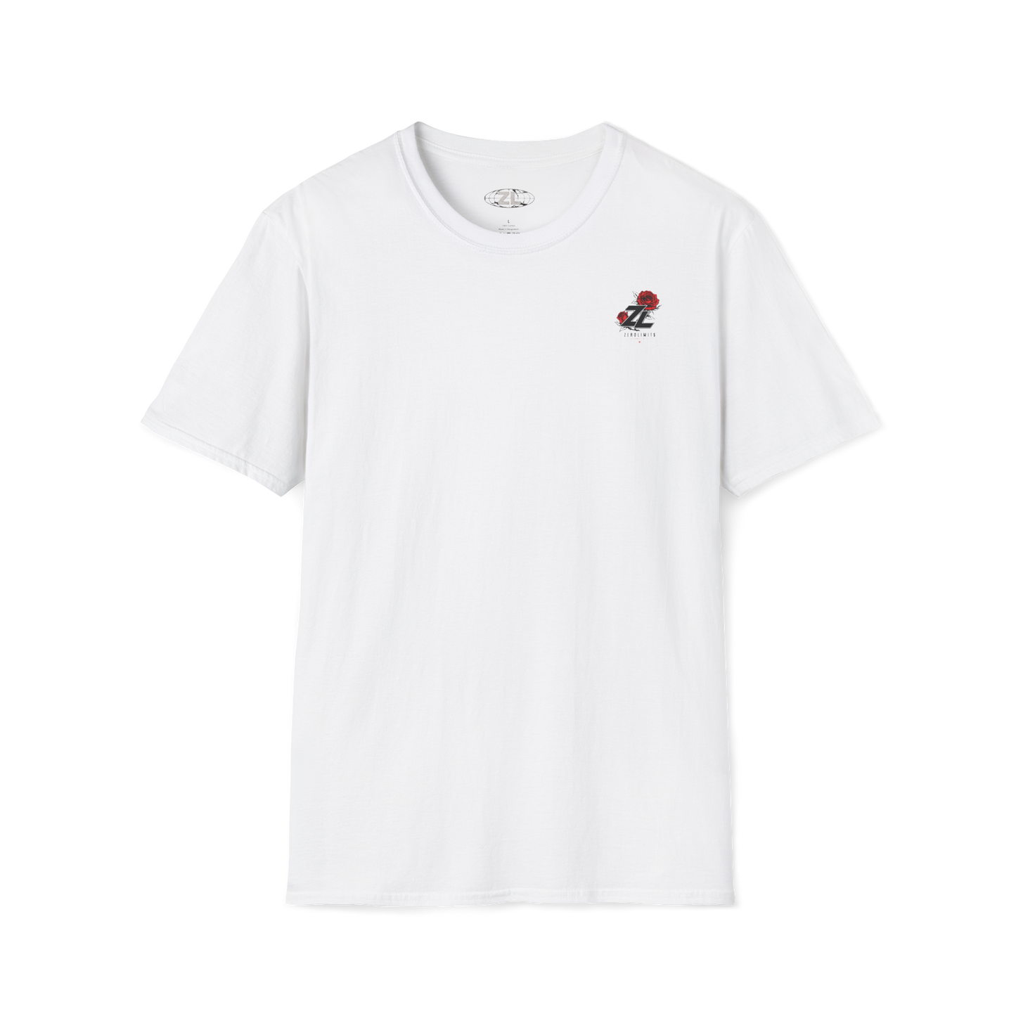 Camiseta Oversize ZEROLIMITS “Red Rose” – Edición White ZL
