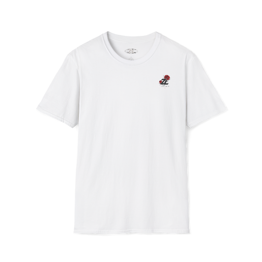 Camiseta Oversize ZEROLIMITS “Red Rose” – Edición White ZL